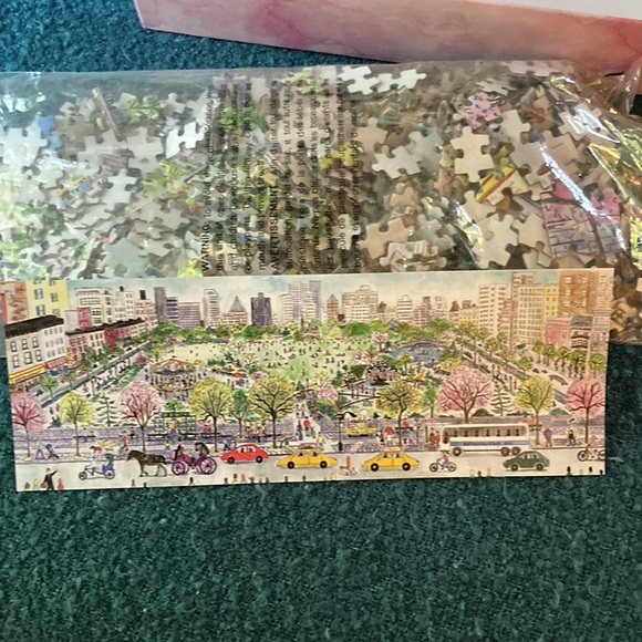 “Central Park NYC” Cityscape by Michael Storrings Panorama puzzle 1000 piece new - Picture 6 of 7